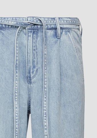 s.Oliver Wide leg Bandplooi jeans 'Suri' in Blauw