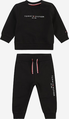 TOMMY HILFIGER Jogginganzug in Schwarz: predná strana