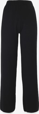 Wide Leg Pantalon Influencer en noir : devant