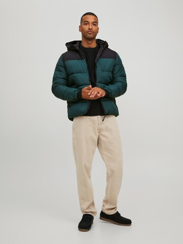 JACK & JONES Winter Jacket 'Chili' in Green