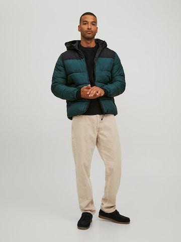 JACK & JONES Winterjas 'Chili' in Groen