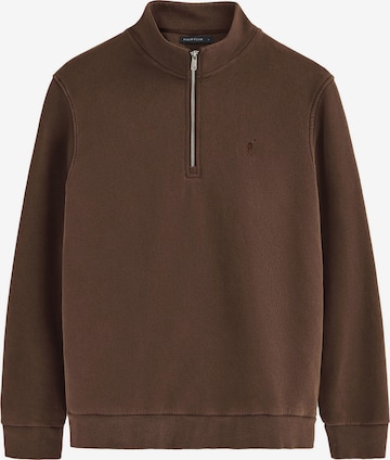 Polo Club Sweatshirt in Braun: Vorderseite