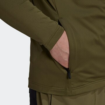 Jachetă  fleece funcțională de la ADIDAS TERREX pe verde
