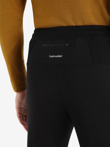 Skinny Pantaloni sportivi di ICEBREAKER in nero