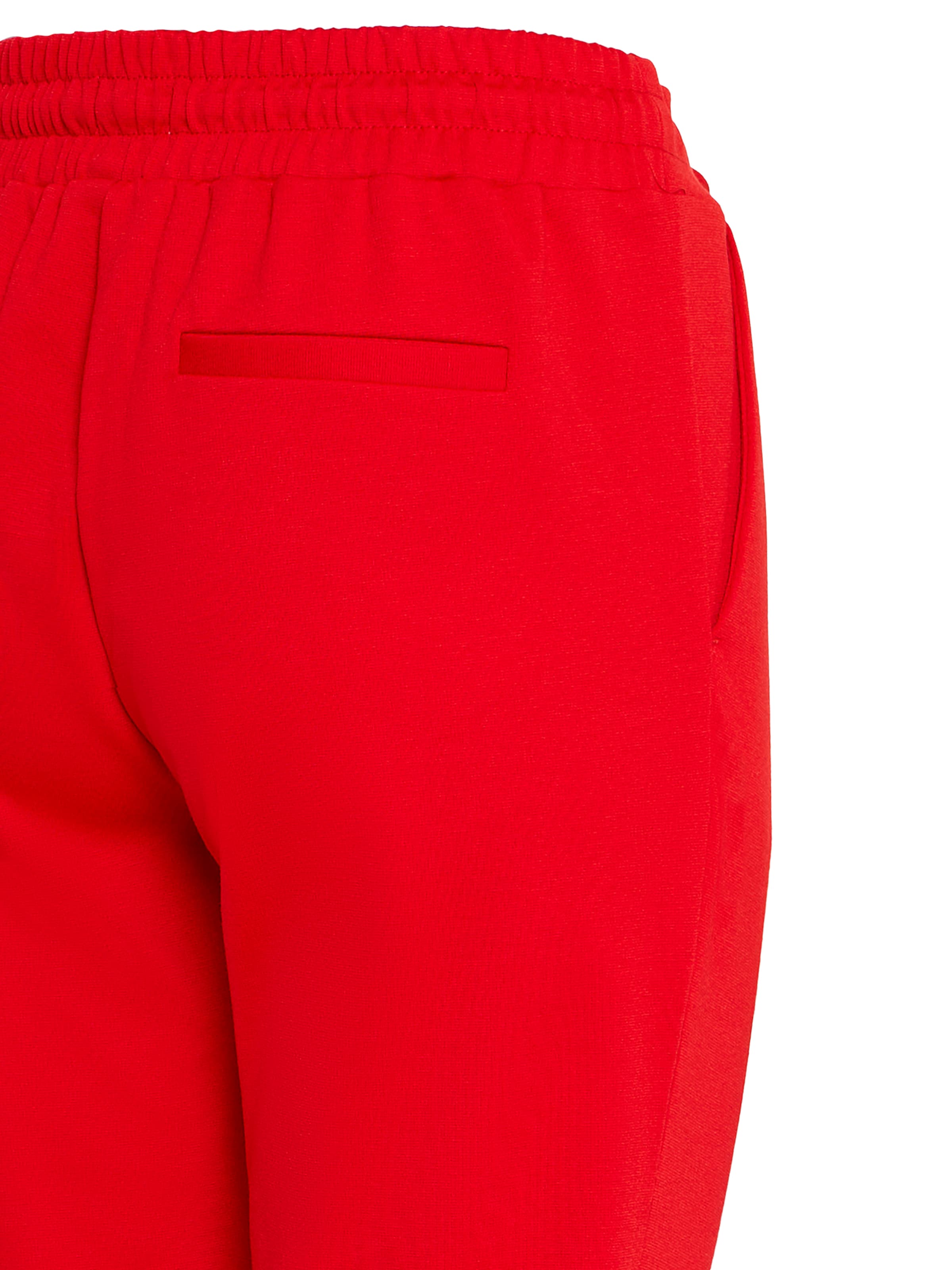 ICHI - Tapered Pantalón plisado 'IHKATE' en rojo