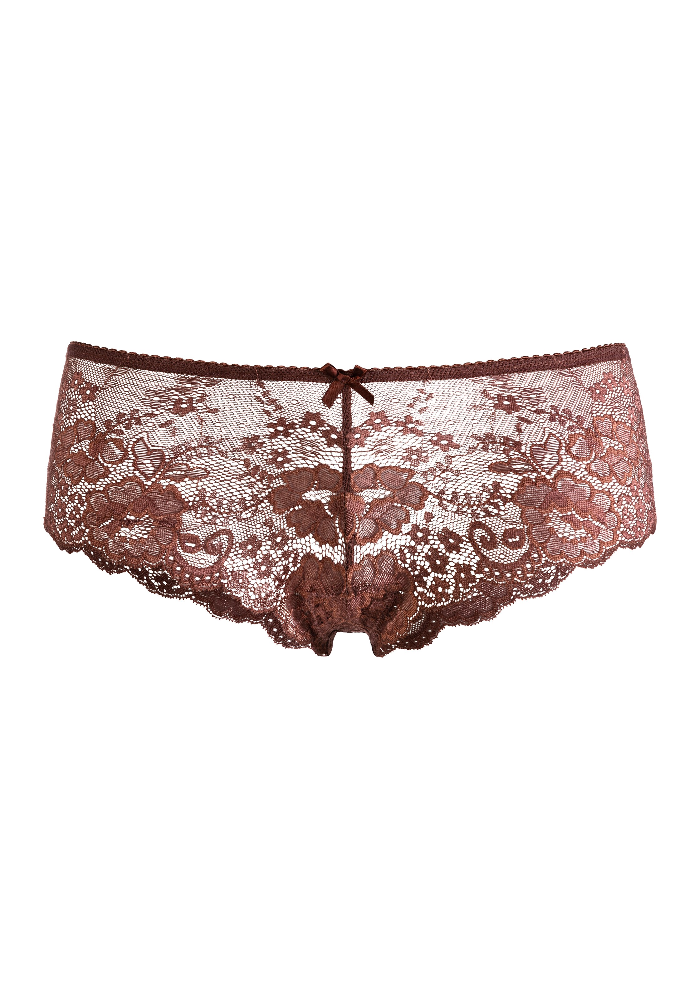 LASCANA Boyshorts in Brown: front