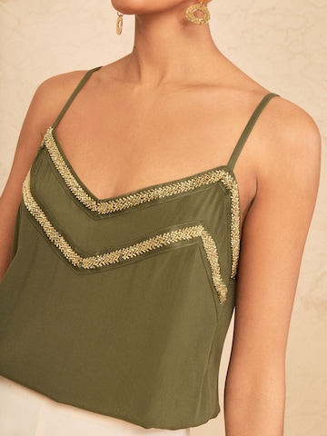 love & roses Top in Grün