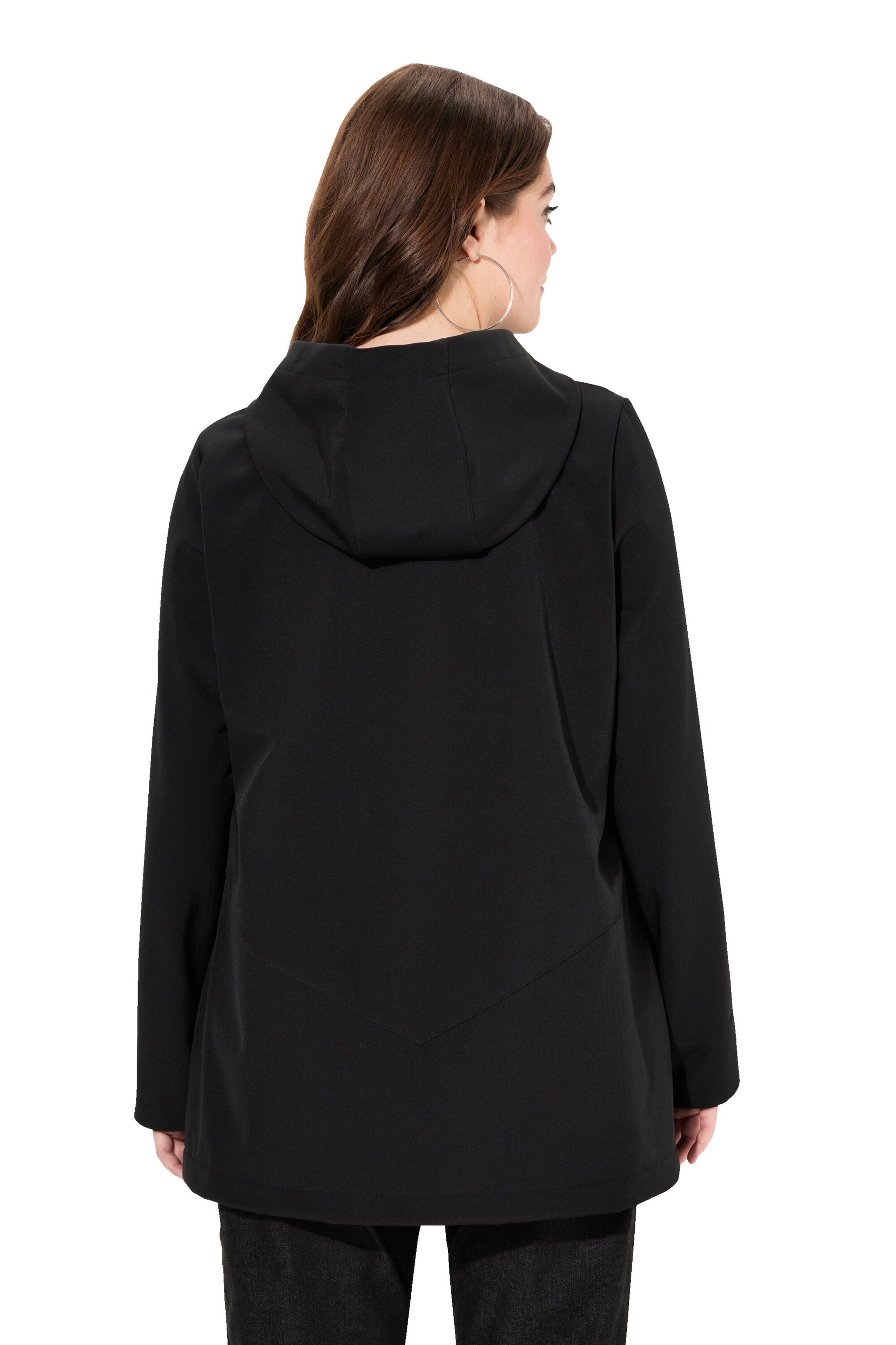 Ulla Popken Funktionsjacke in Schwarz