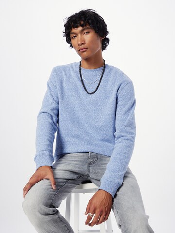 SCOTCH & SODA Sweatshirt in Blue: front