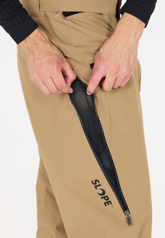 SLOPE Regular Sports trousers 'Zuki' in Beige
