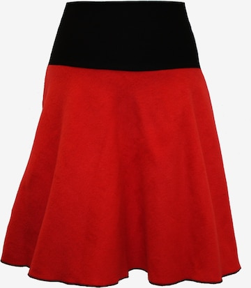 dunkle design Rock 'A-Linie Fleece' in Rot: Vorderseite