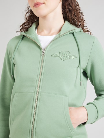 GANT Zip-Up Hoodie in Green