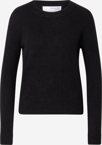 SELECTED FEMME Sweater 'SIA' in Black: front