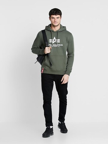 ALPHA INDUSTRIES Sweatshirt 'Basic'‌‌‌‌‌‌ in Grün