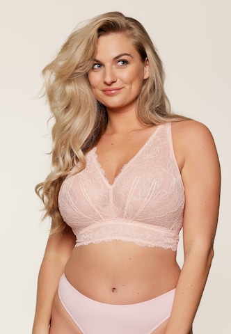 LingaDore - Bustier Sujetador en beige: frente