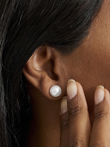 Orecchini 'Básico' di Luxenter in bianco