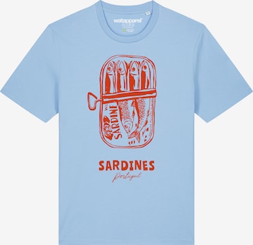 T-Shirt 'Sardines Portugal' Watapparel en bleu : devant