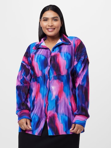Nasty Gal Plus - Blusa em mistura de cores: frente