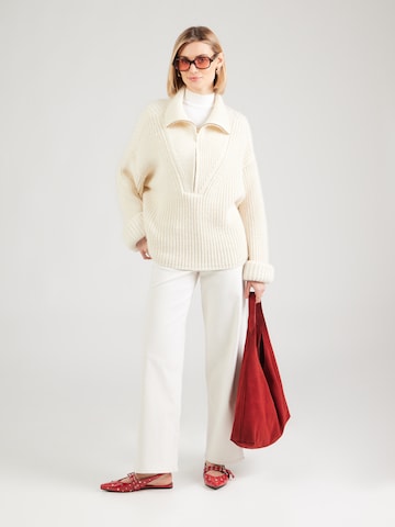 ONLY - Pierna ancha Vaquero 'ONLHOPE' en beige