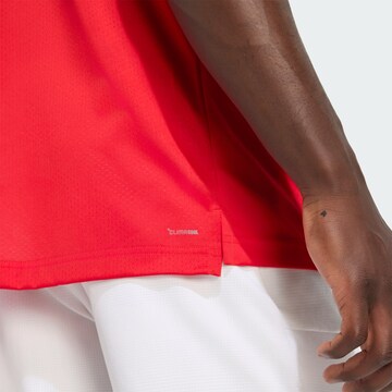 T-Shirt fonctionnel 'Club Tennis' ADIDAS PERFORMANCE en rouge