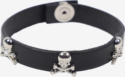 Scalpers Náramek - černá / stříbrná, Produkt