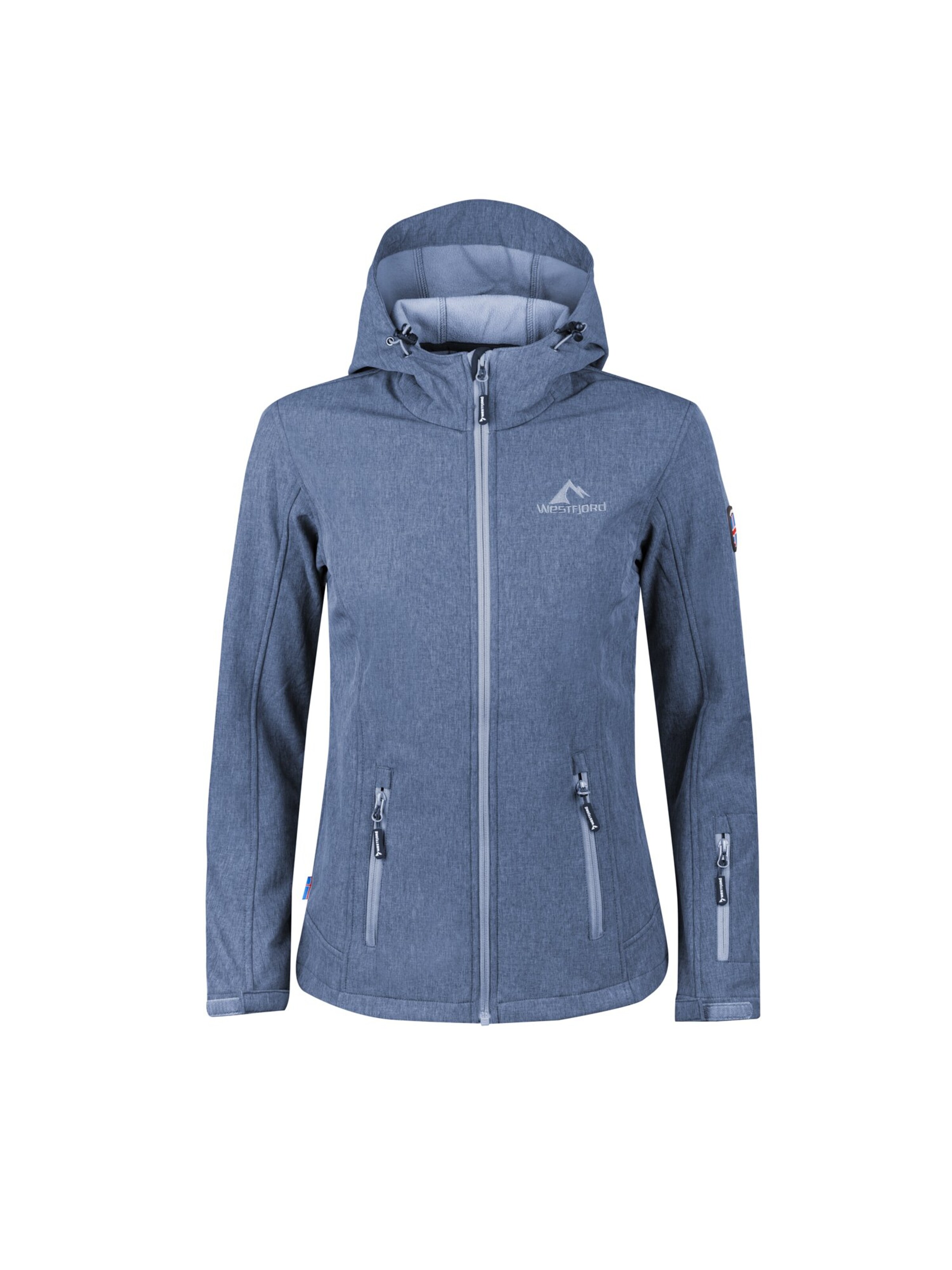 WESTFJORD Outdoor Jacket in Blue: front