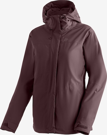 Maier Sports Outdoorjacke in Braun: Vorderseite