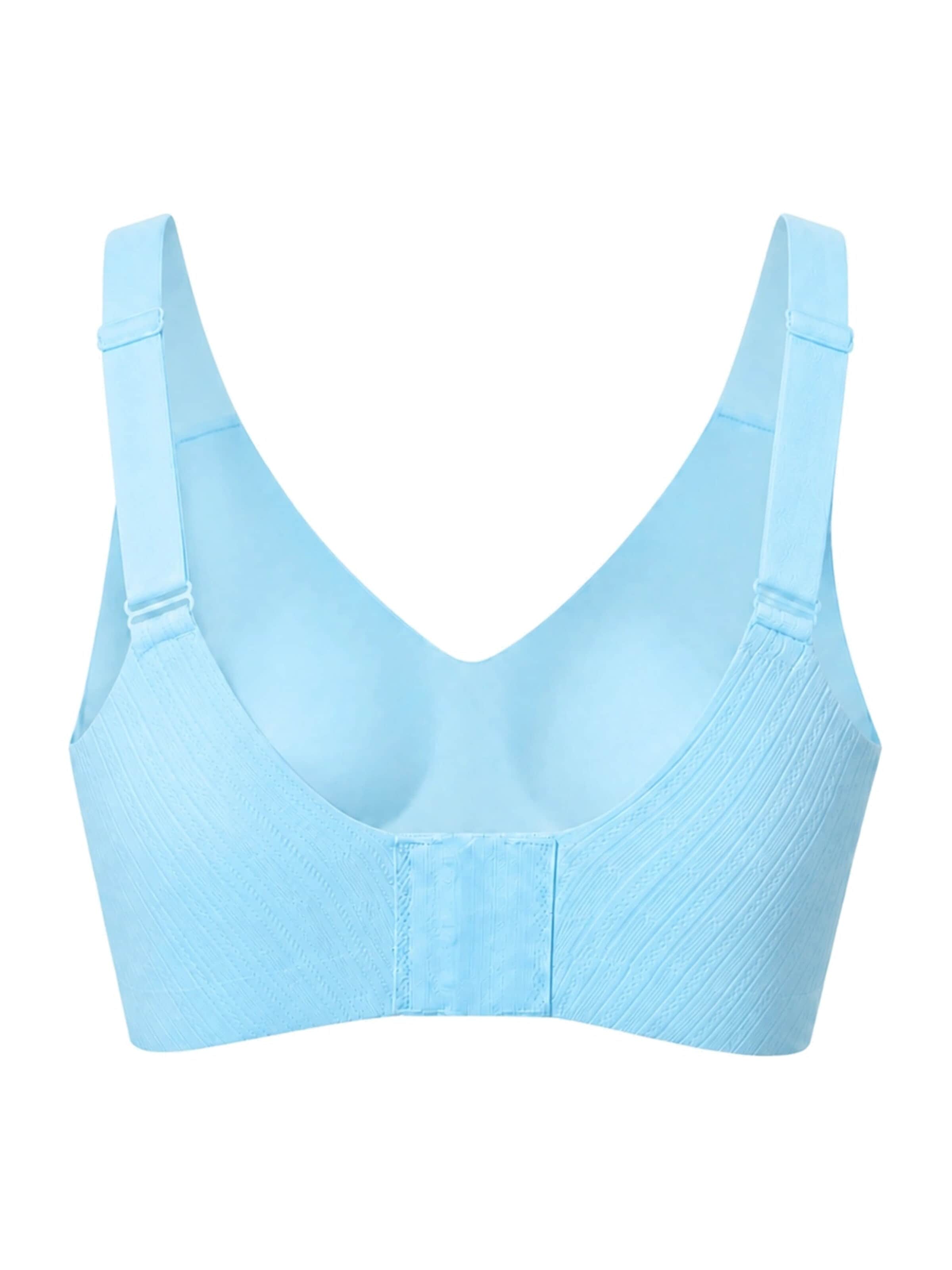 cfab Push-up BH 'Jaquard Seamless Compact Push-Up BH' in Blauw