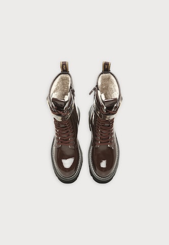 Stivaletto stringato di Karl Lagerfeld in marrone