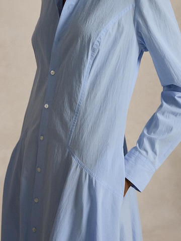 Polo Ralph Lauren Košilové šaty – modrá