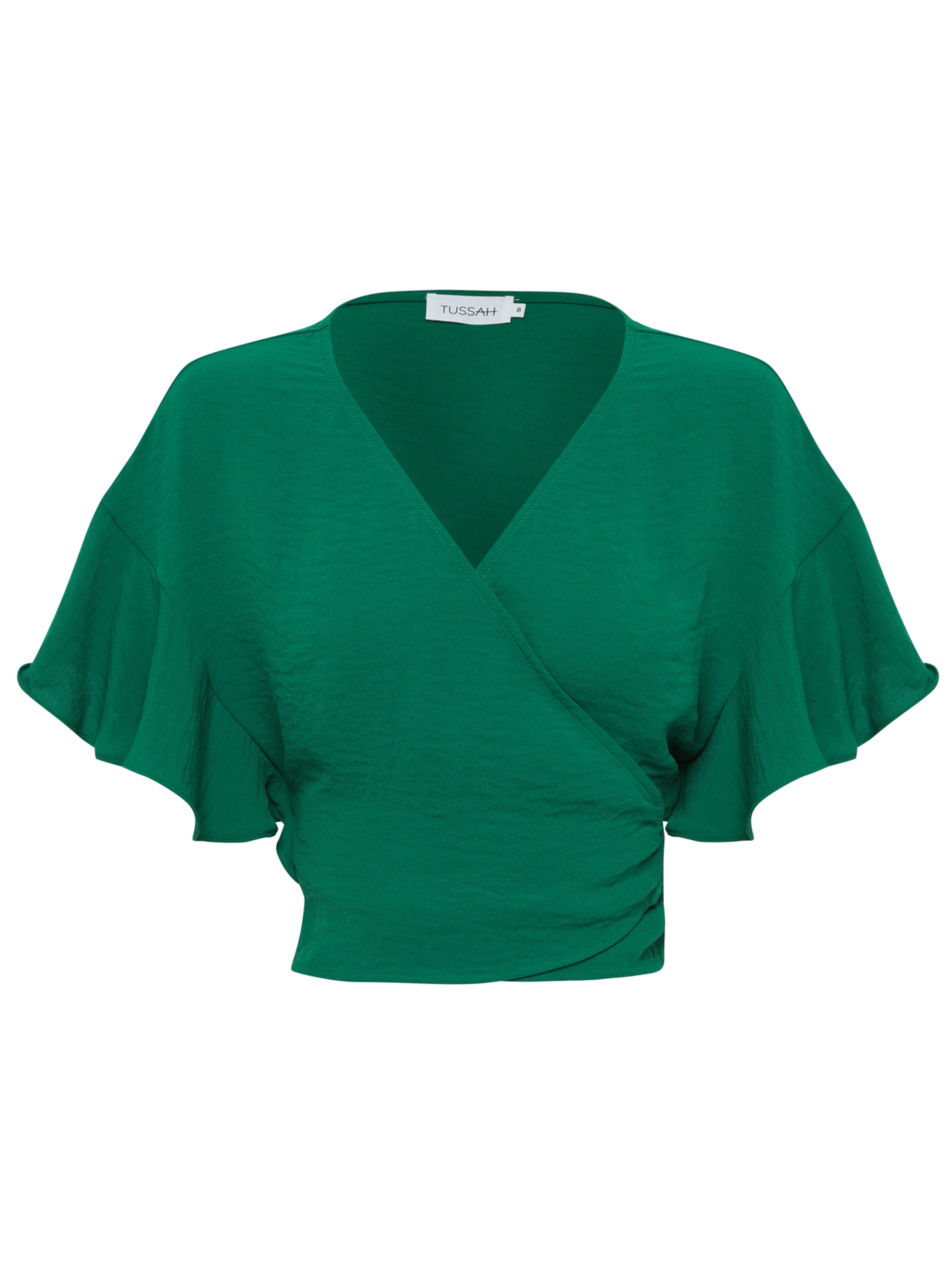 zaļš Tussah Topiņš 'BALI': no priekšpuses