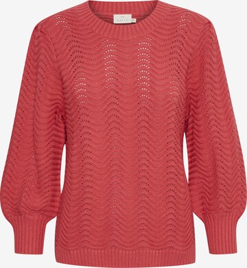 Kaffe Sweater 'Kate ' in Red: front