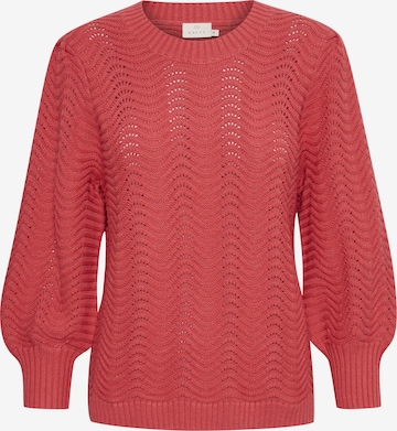 Kaffe Pullover 'Kate ' i rød: forside