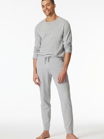 Pantalon de pyjama ' Mix + Relax ' SCHIESSER en gris