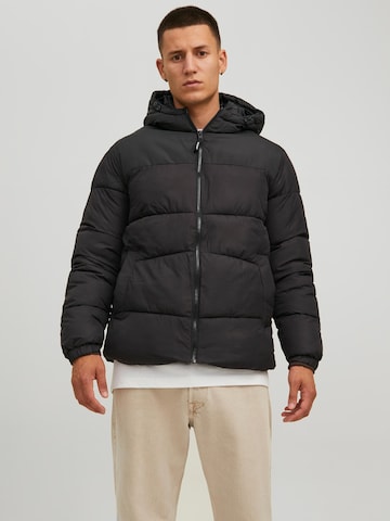 JACK & JONES Winter Jacket 'Chili' in Black: front