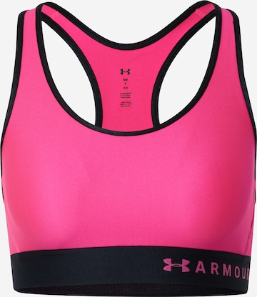 UNDER ARMOUR Sportovní podprsenka 'Armour' – pink: přední strana