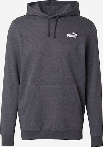 PUMA Спортивный свитшот 'Essentials Small No. 1' в Серый: спереди