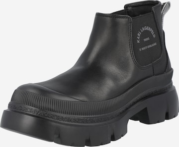 Karl Lagerfeld Chelsea Boots 'TREKKA MAX' in Black: front