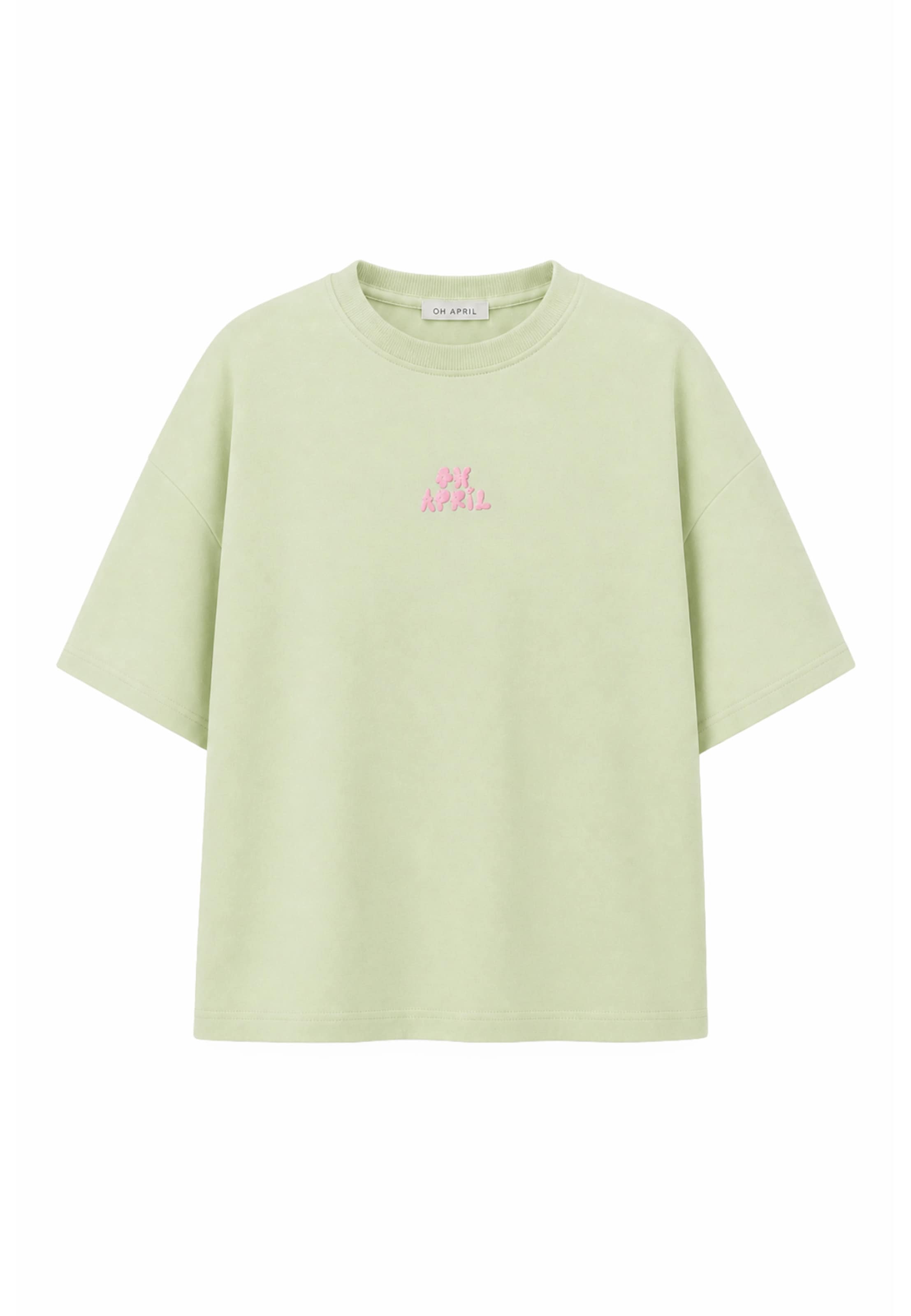 T-shirt 'Ella' OH APRIL en vert : devant