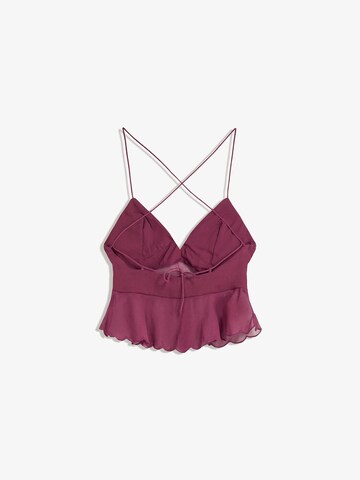 Bershka Toppi värissä punainen