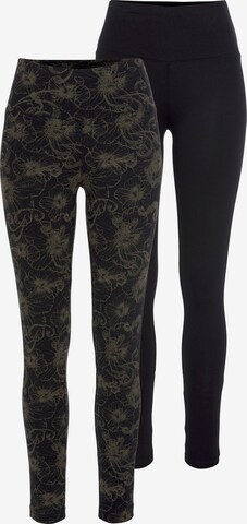 Skinny Leggings H.I.S en vert : devant