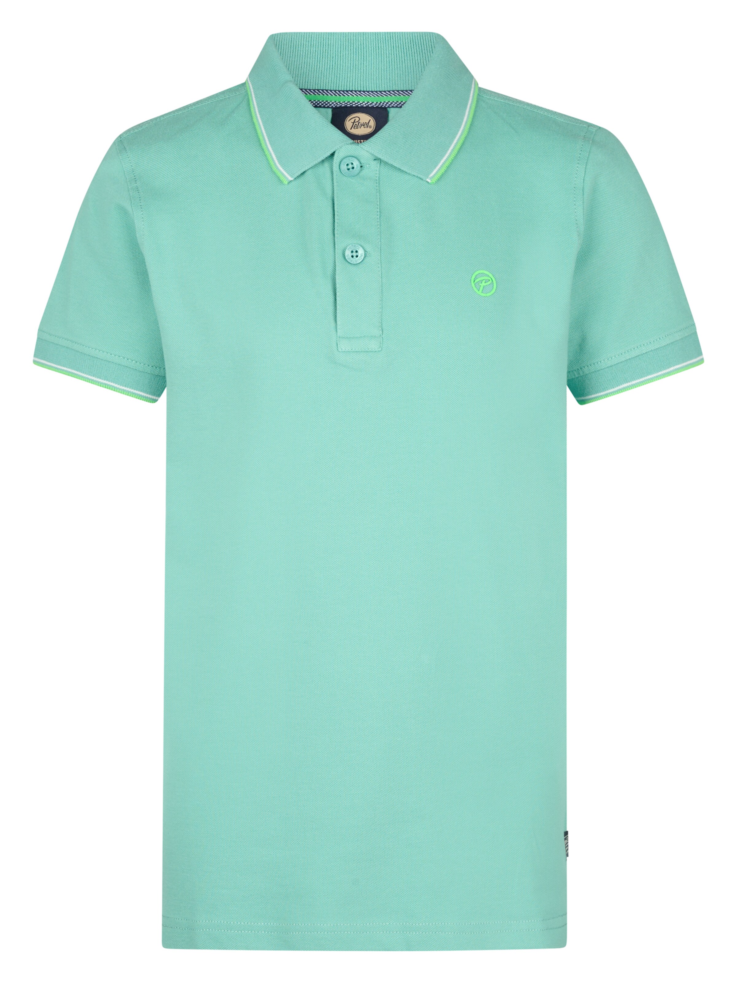 Petrol Industries Shirt 'Castaway' in Groen: voorkant