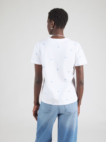 Hailys T-shirt 'Me44lli' i vit