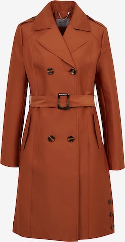 Orsay Between-Seasons Coat in Brown: front