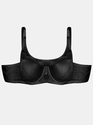 ESOTIQ Classic Bra in Black: front
