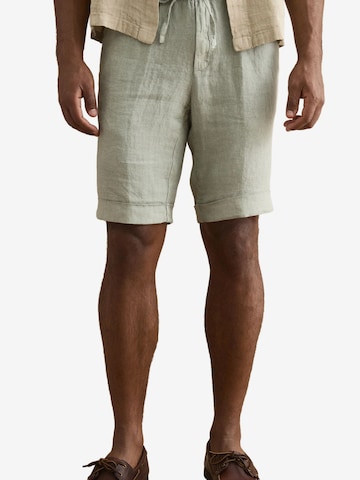 Regular Pantalon Il Lanificio en vert : devant