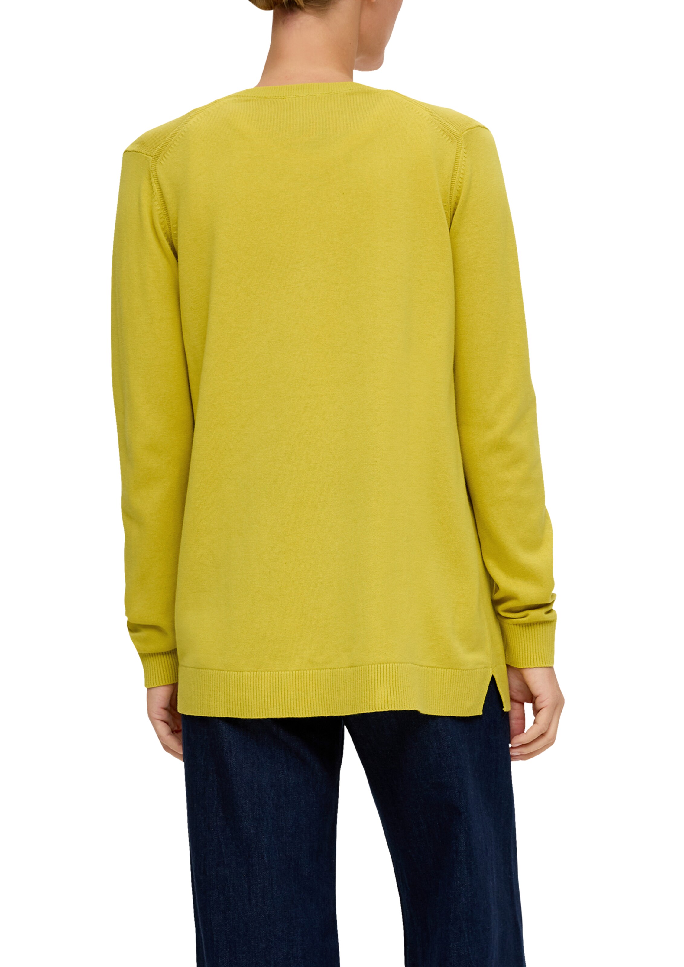 Cardigan s.Oliver en jaune