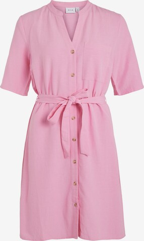 VILA Shirt Dress 'Prisilla' in Pink: front