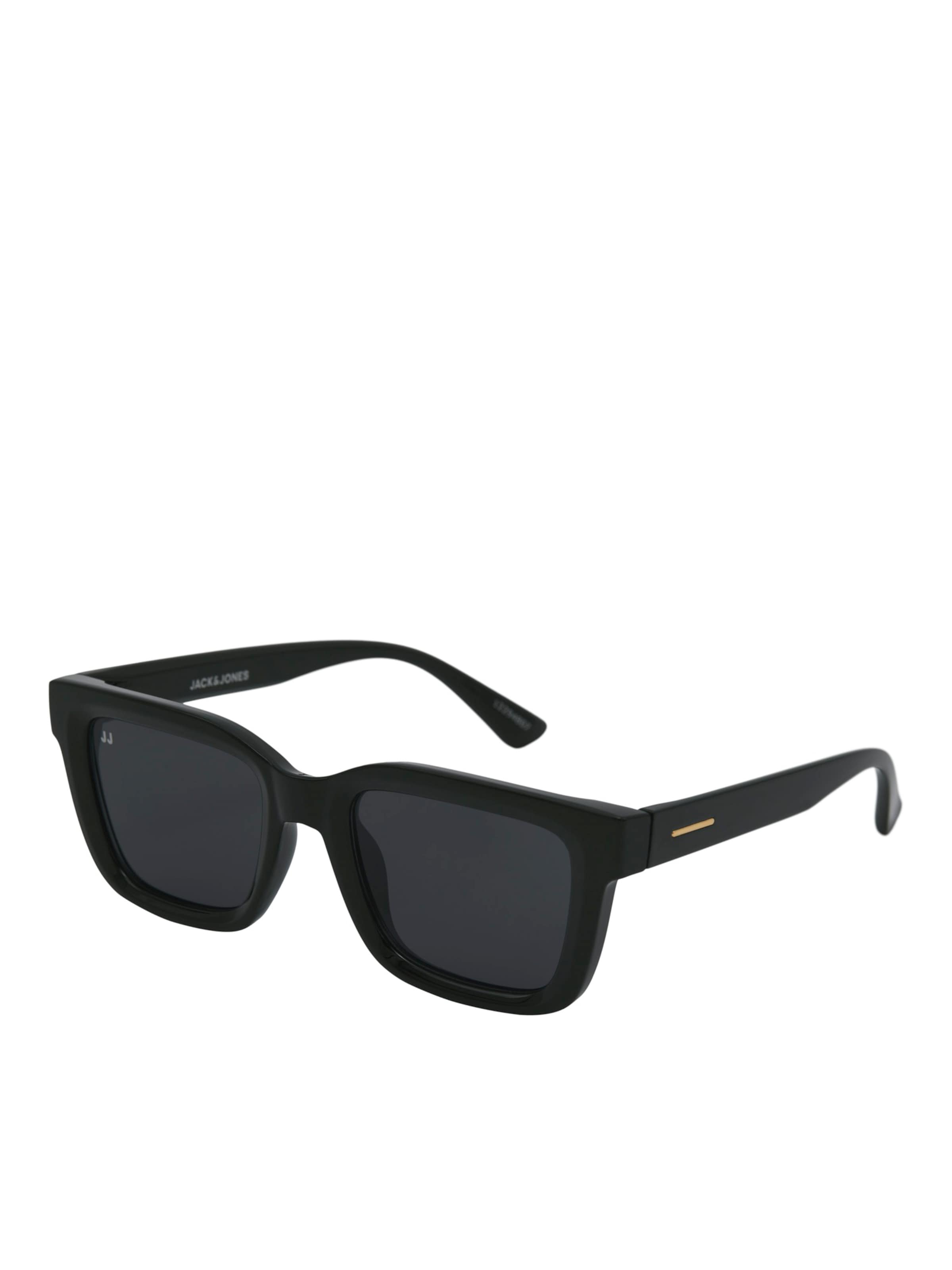 Lunettes de soleil 'JACKAX' JACK & JONES en noir : devant