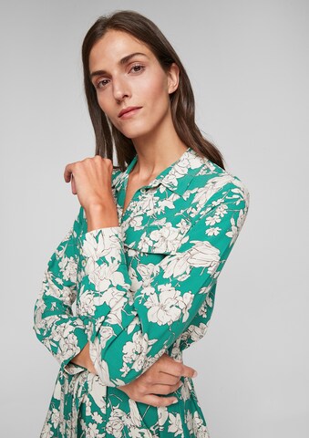 s.Oliver Shirt Dress in Green